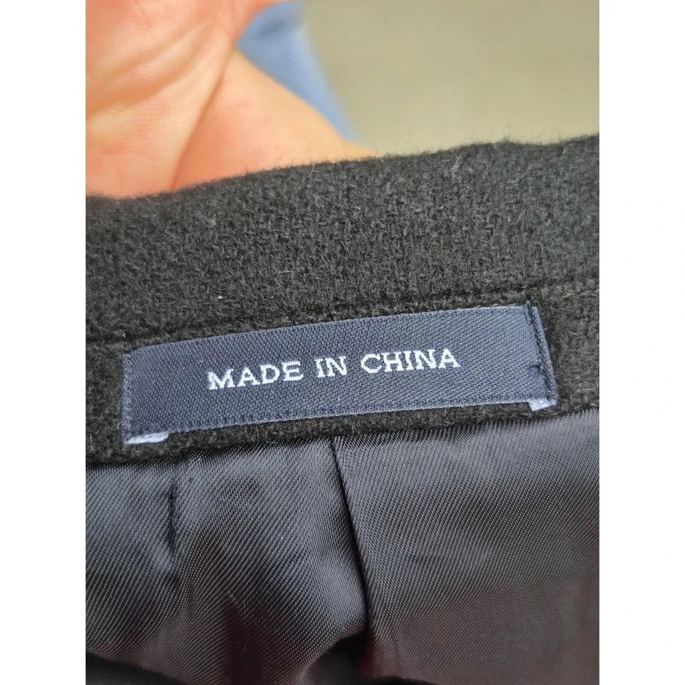 Ralph‎ Lauren Loro Piana Camel Hair Blazer Mens 42S Charcoal Black Sport Coat
